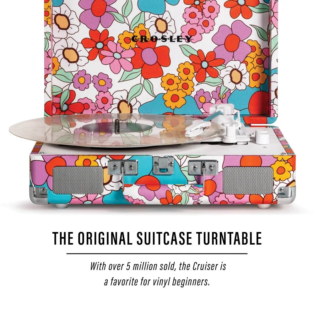 Crosley Cruiser Plus platespiller Toveis Bluetooth (Groovy Floral)