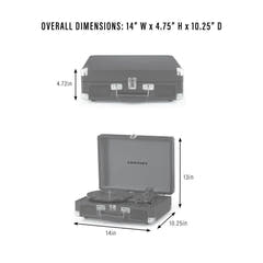 Crosley Cruiser Plus platespiller Toveis Bluetooth (Groovy Floral)