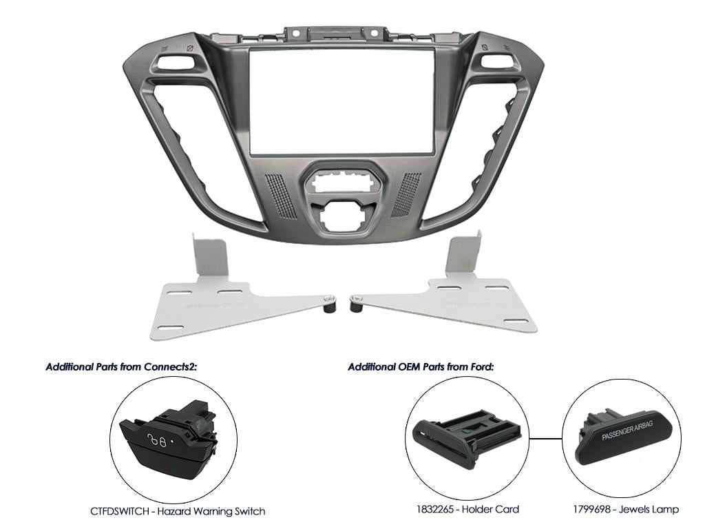 CT23FD38 2-DIN Ramme for Ford