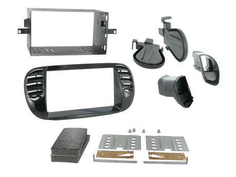 21CT23FT13 2-DIN ramme for Fiat 500