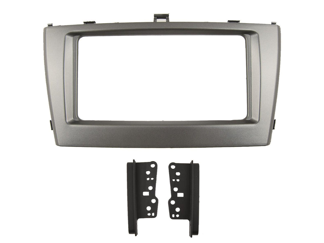 2-DIN ramme for Toyota Avensis T27 (sølv)