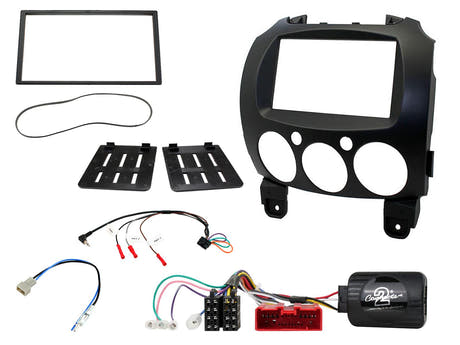 CTKMZ09 2-DIN Monteringssett til Mazda 2