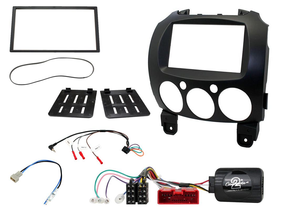 CTKMZ09 2-DIN Monteringssett til Mazda 2