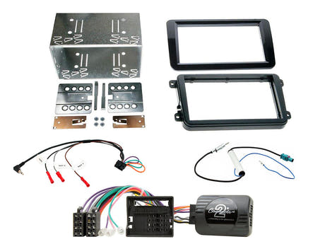 2-DIN-sett for Skoda Fabia 07-14