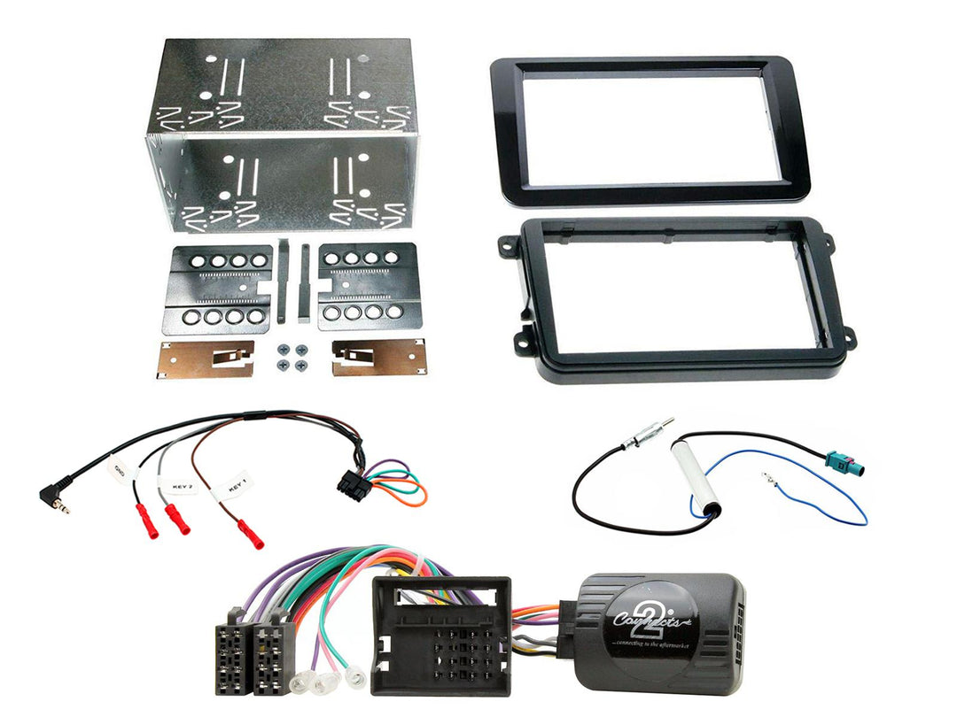 2-DIN-sett for Skoda Fabia 07-14