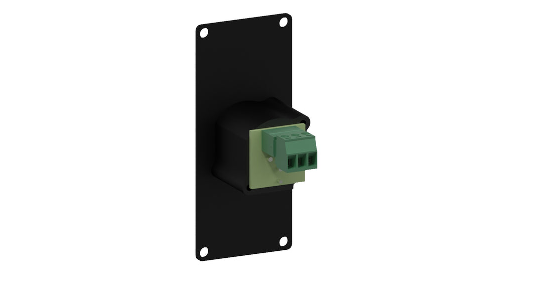 Caymon CASY122 1 plass, plate 1 x XLR hann > 3-pin