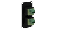 Caymon CASY126 1 plass, plate 2 x XLR han > 3-pin