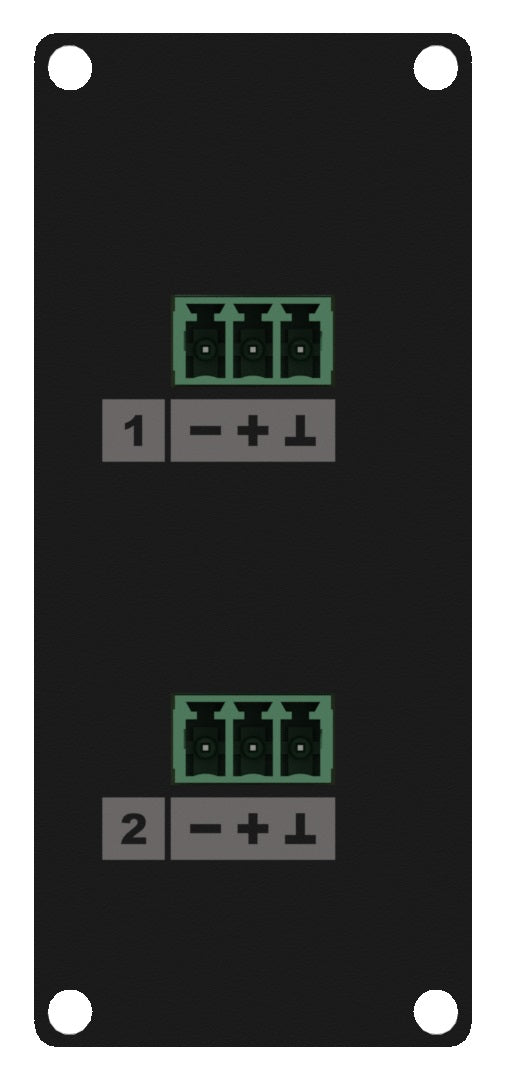 Caymon CASY138 1 plass, plate 2 x 3-pin >3-pin terminal