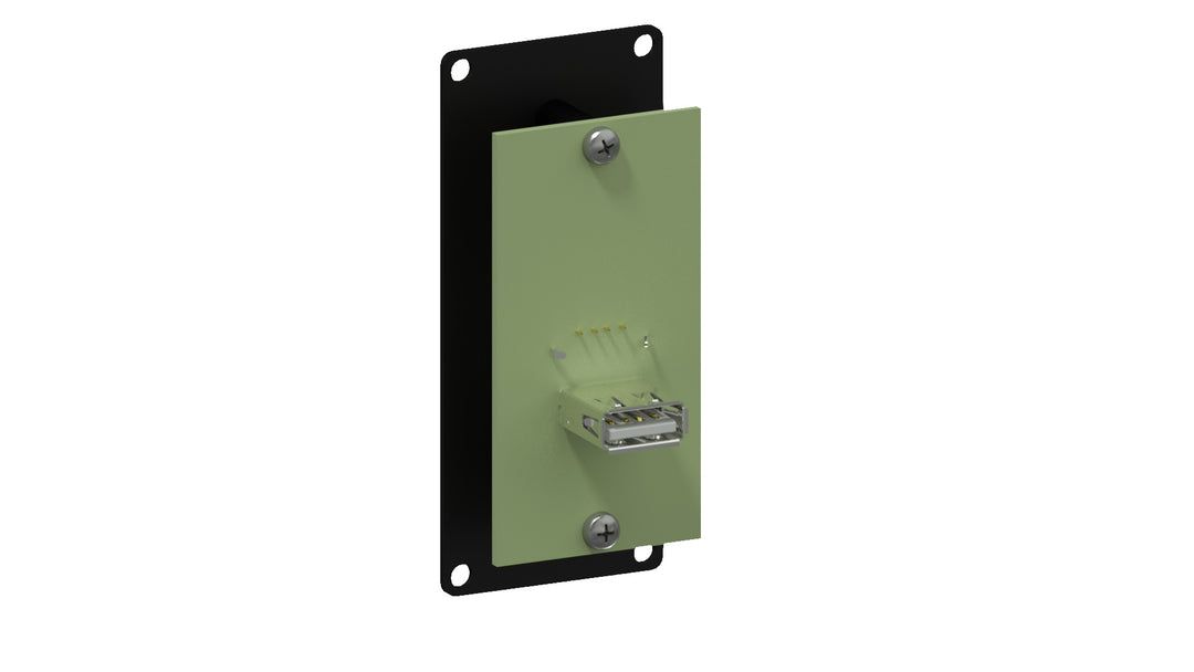 Caymon CASY161 1 plass, USB 2.0-gjennomføring