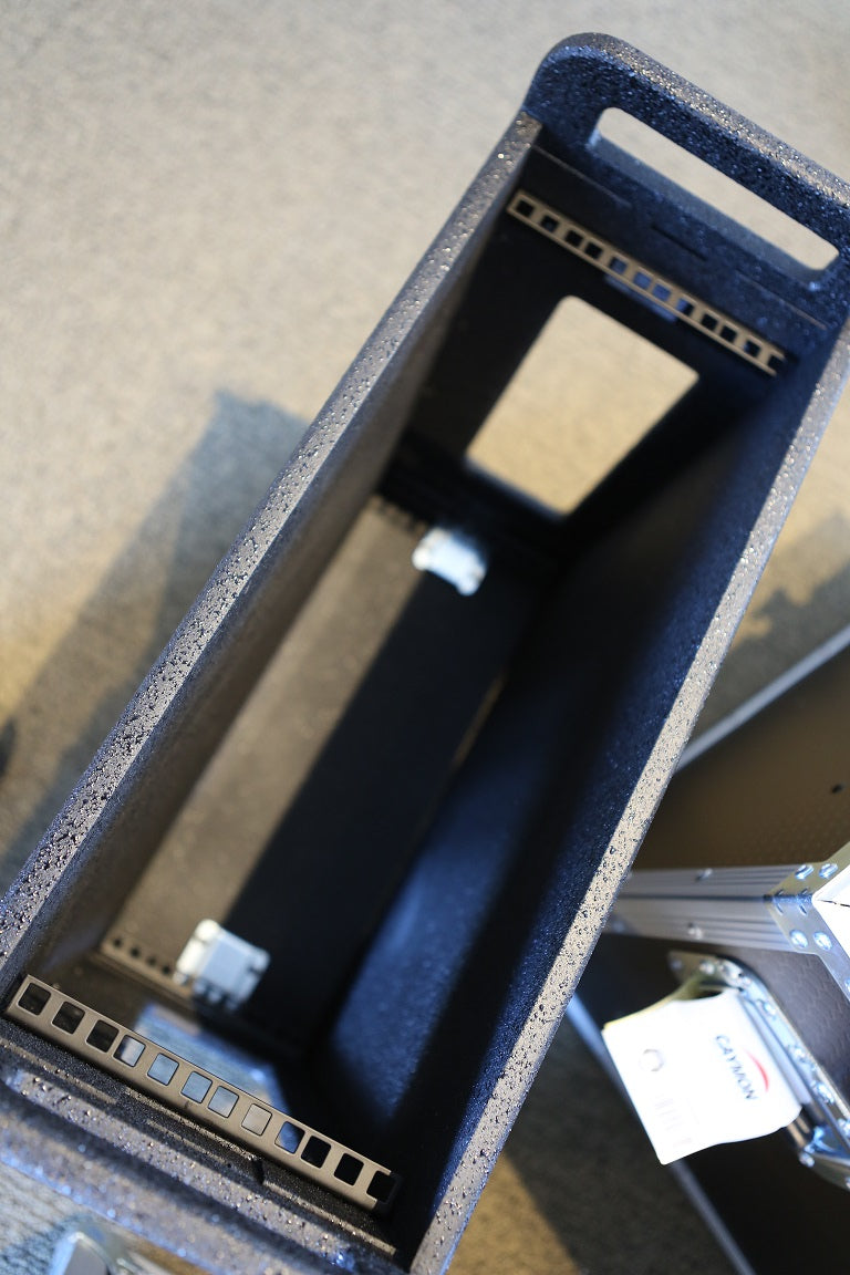 Caymon flightcase 19" innfellingsrack 2 enheter