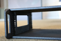 Caymon flightcase 19" innfellingsrack 2 enheter