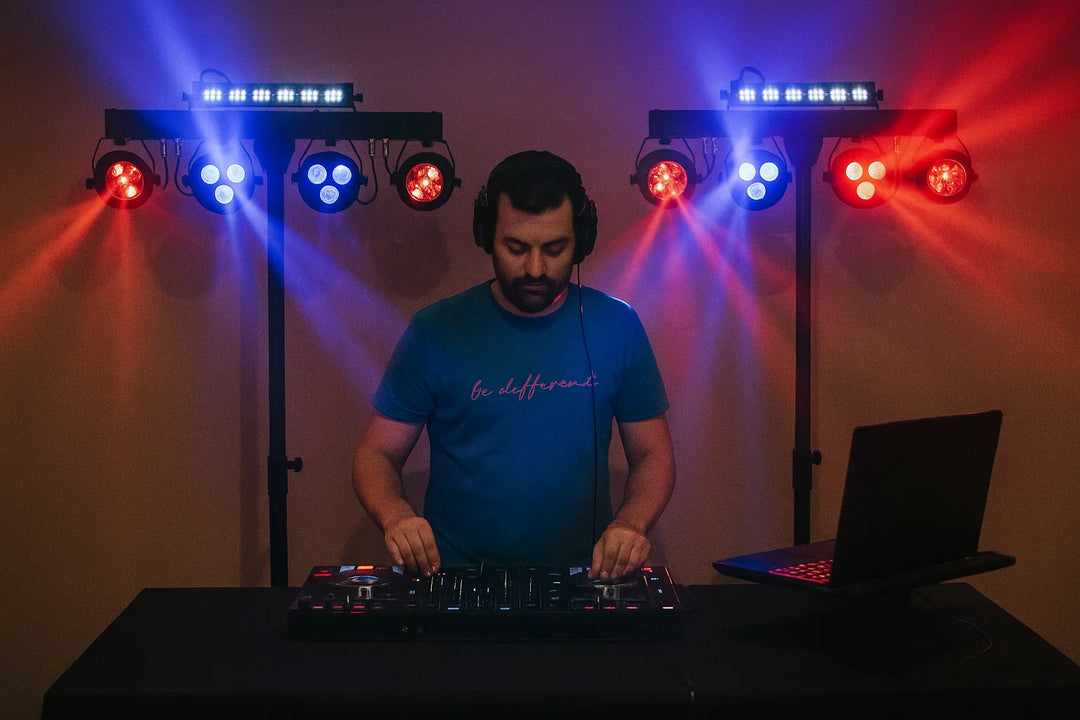 Marconi Castor Party Lyspakke (vask, strobe, UV, ball)