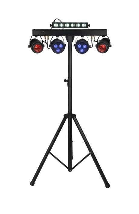 Marconi Castor Party Lyspakke (vask, strobe, UV, ball)