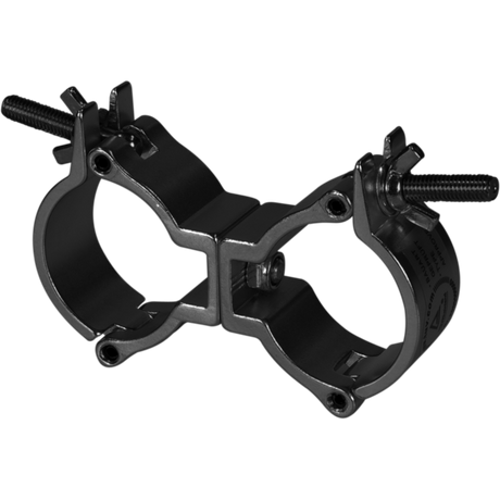 Dobbelt Swivel Clamp (svart, 50 mm, 100 kg)