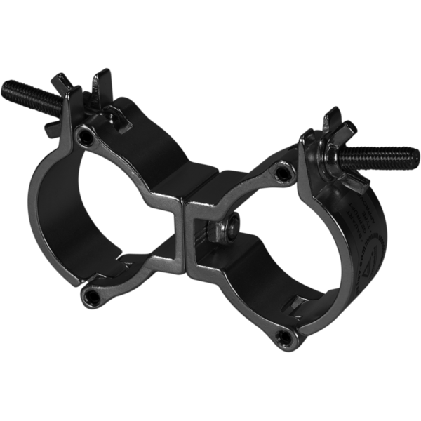 Dobbelt Swivel Clamp (svart, 50 mm, 100 kg)