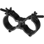 Dobbelt Swivel Clamp (svart, 50 mm, 100 kg)