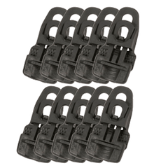 Molton Clips Midi 10 stk. (Svart) 