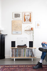 Crosley C62 platespiller med høyttalere (valnøtt)