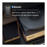 Crosley C72 platespiller med høyttalere (valnøtt)