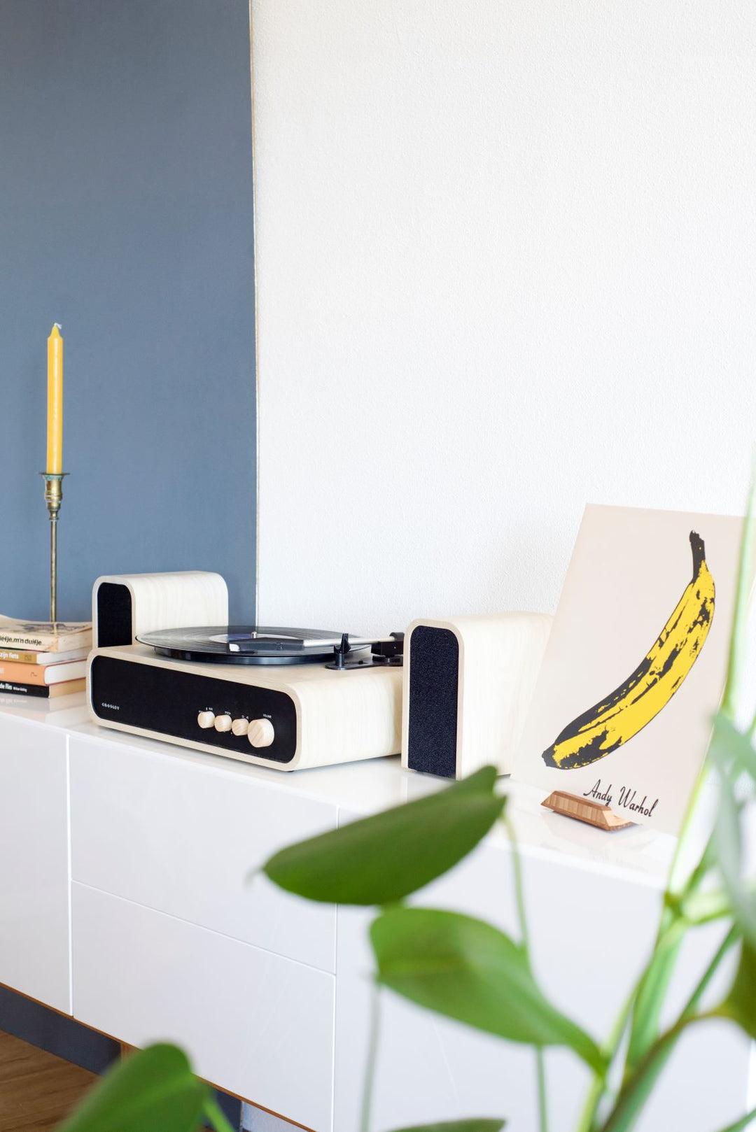 Crosley Gig platespiller med høyttalere (naturlig)