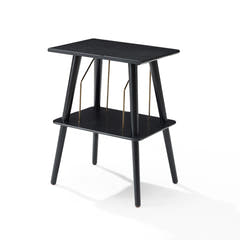 Crosley - Manchester Platespiller Møbel (Sort)