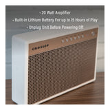 Crosley Montero Bluetooth høyttaler (hvit)