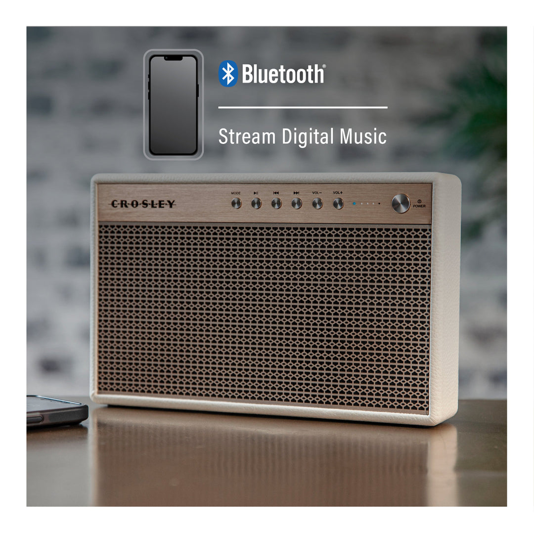 Crosley Montero Bluetooth høyttaler (hvit)