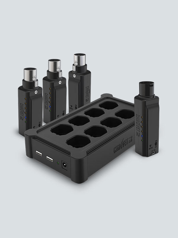 Chauvet D-Fi XLR-pakke med trådløs DMX-pakke