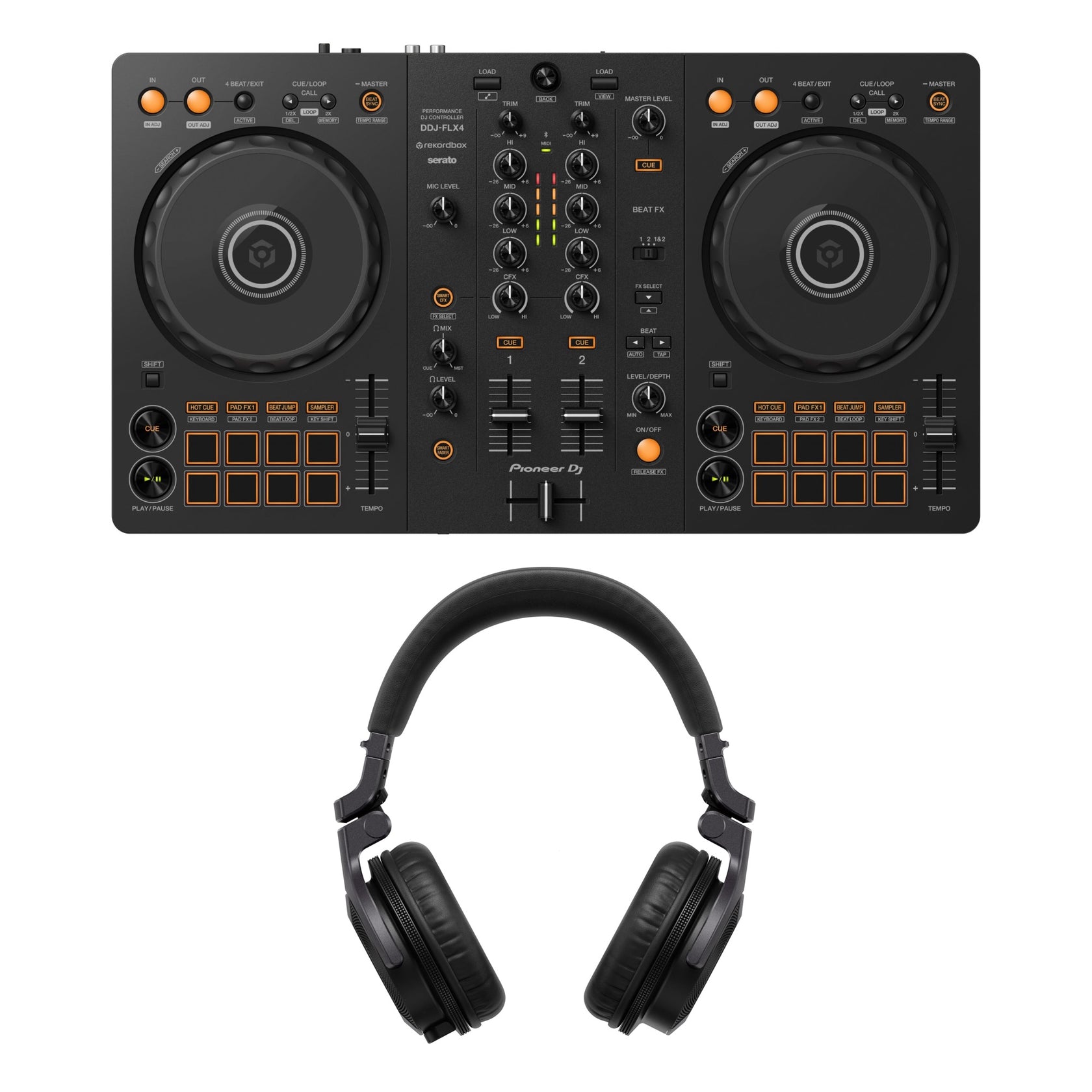 Pioneer DJ FLX4 hodetelefonpakke