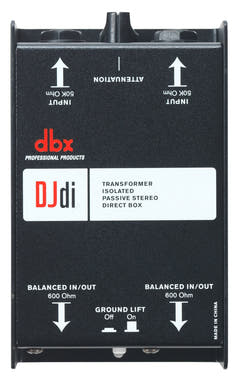 dbx DJDI 2-kanals passiv DI-boks