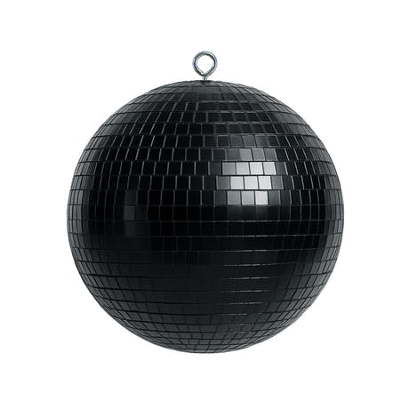 Marconi speilkule svart  (30 cm)