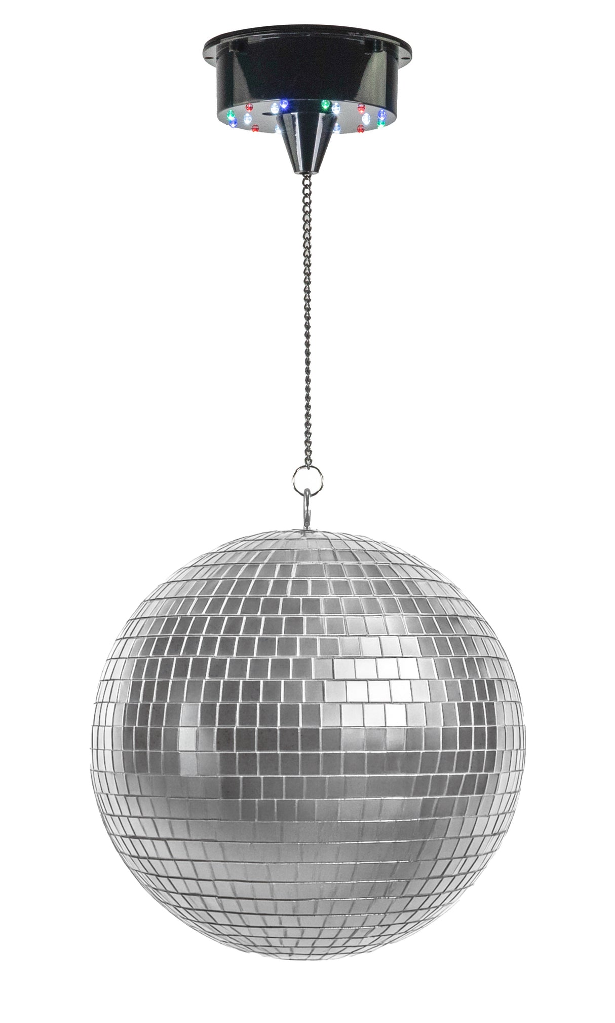 Marconi batteridrevet speilkule med LED (30 cm)