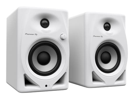 Pioneer DJ DM-40D-W aktive studiomonitorer (hvit)