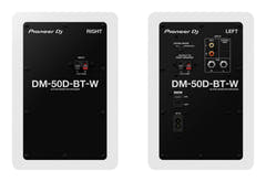 Pioneer DJ DM-50D-BT-W studiomonitorer med Bluetooth (hvit)