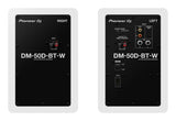 Pioneer DJ DM-50D-BT-W studiomonitorer med Bluetooth (hvit)