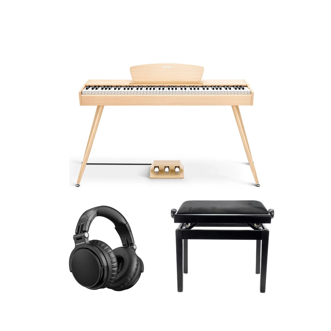 Donner DDP-80 el-piano beige Komplett Pakke