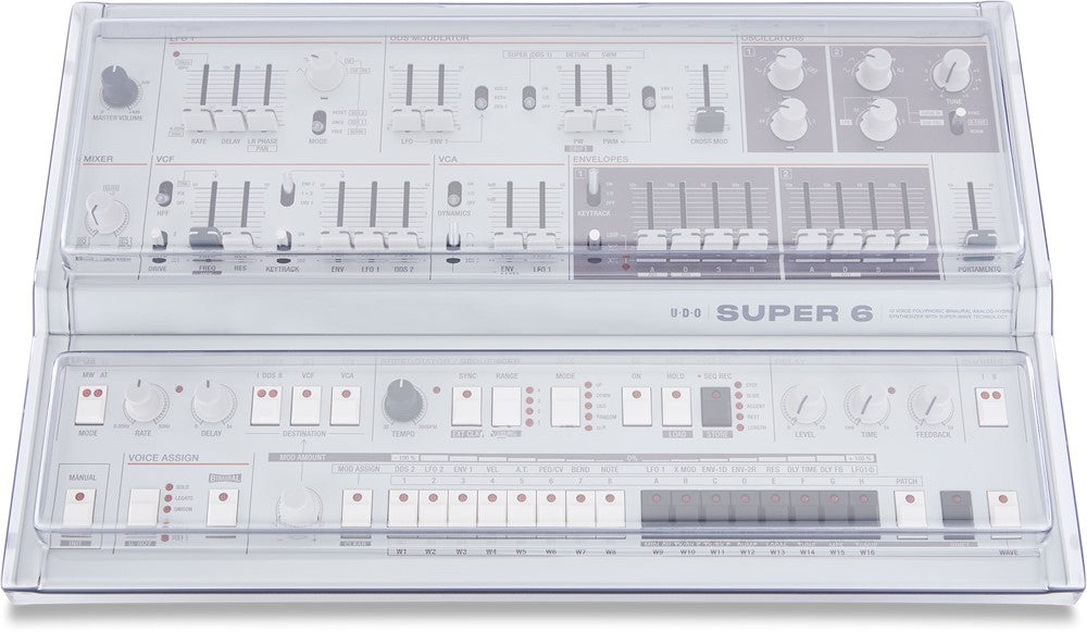 Decksaver Beskyttelsescover for UDO Audio SUPER 6 Desktop