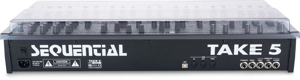 Decksaver-beskyttelses cover til Sequential Take 5 & Oberheim TEO-5 (Soft-Fit)