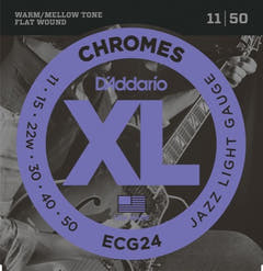 Daddario ECG24 gitarstrenger (Jazz Light, 11-50)