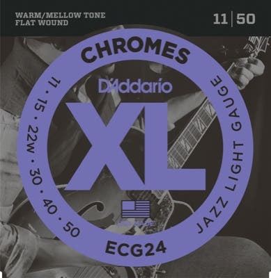 Daddario ECG24 gitarstrenger (Jazz Light, 11-50)