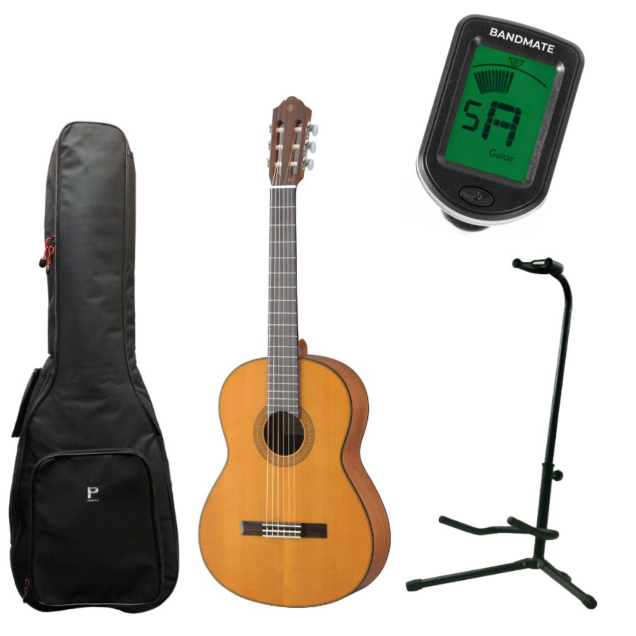 Yamaha CG122MC Spansk gitar startpakke