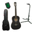 DiMavery AC-303 klassisk spansk gitar 3/4 (svart) startsett