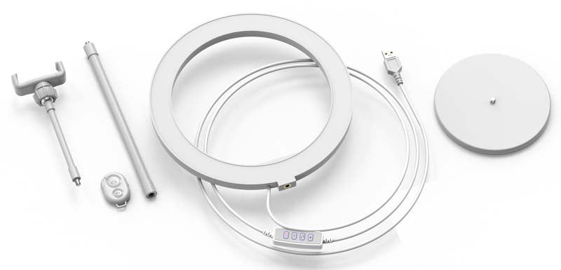 Digipower My Story 10" Desktop Ringlight med fjernkontroll + Gratis gave