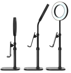 Digipower Succes Mobilholder med 6" Ringlight