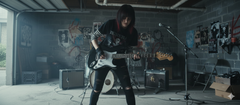 Grooveland ST El-gitar (Svart)