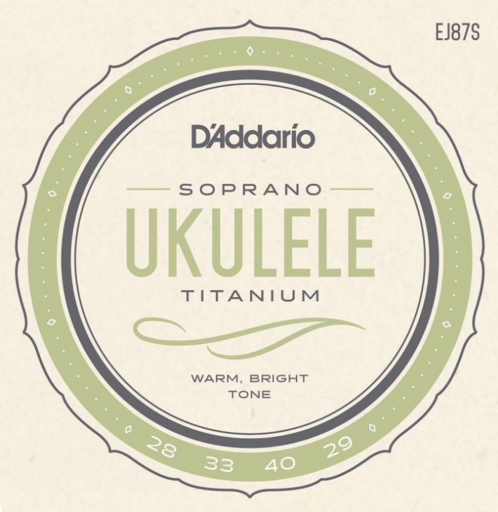 Daddario EJ87S Sopran Ukulele strengsett