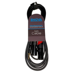 Enova adapterkabel MiniJack > 2 x XLR hann, 1 meter