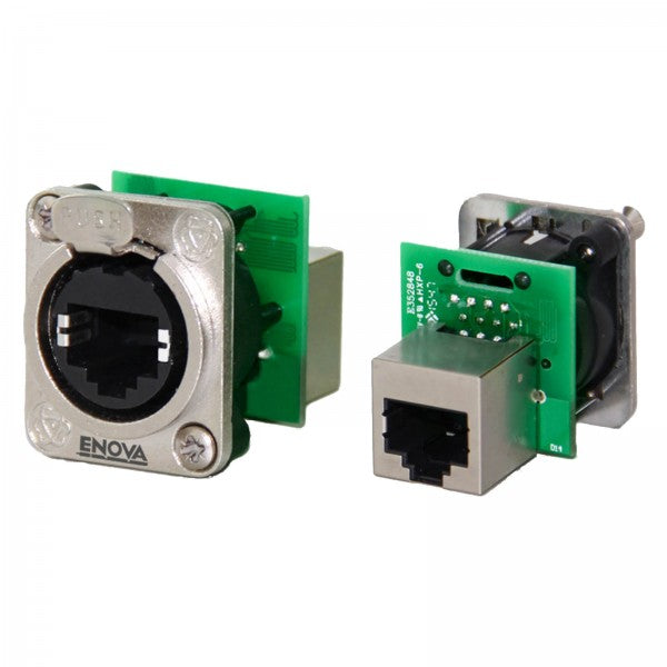 Enova RJ45-chassisgjennomføring CAT5E blank