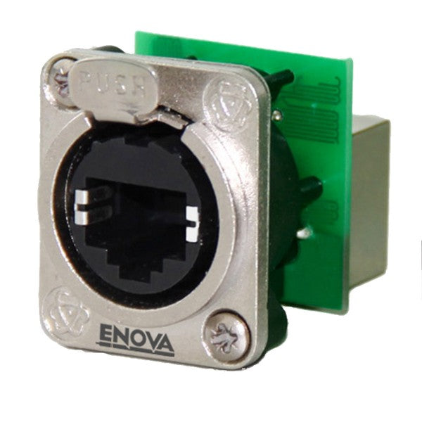 Enova RJ45-chassisgjennomføring CAT5E blank