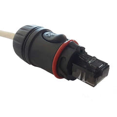 Enova RJ45-kabelhus Ethernet, svart